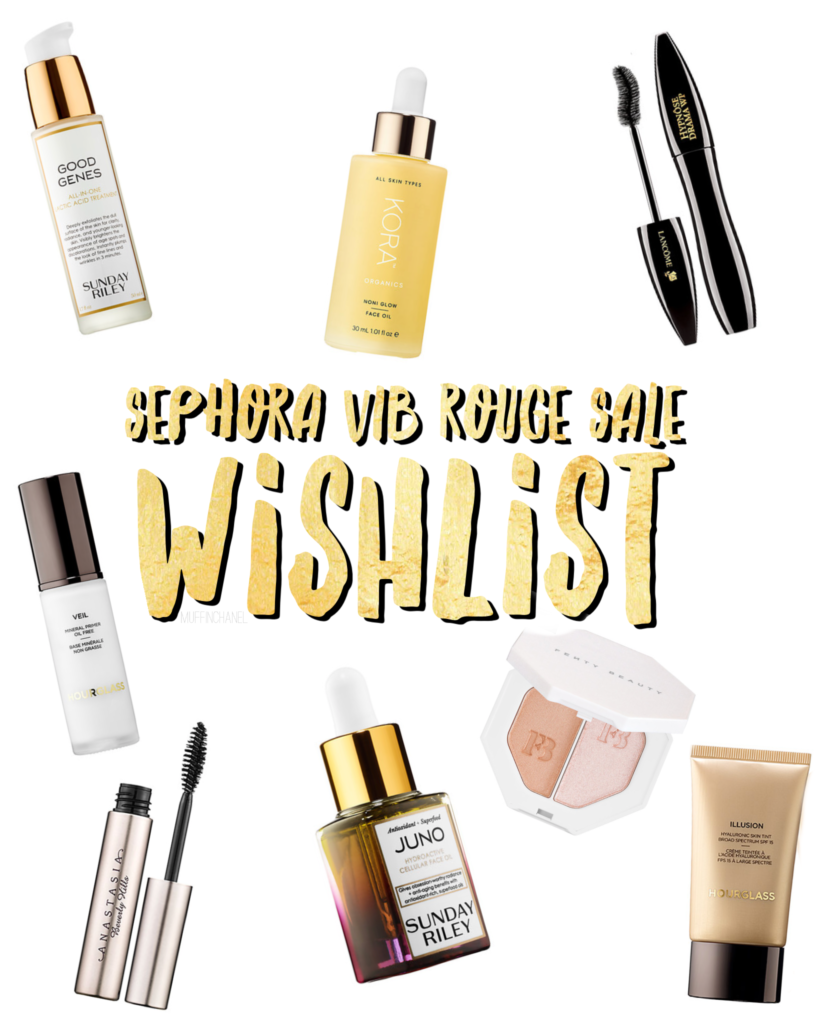 Sephora VIB Rouge Sale Wishlist 2017 MuffinChanel