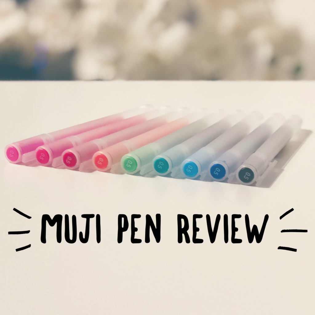 MUJI Pen Review - MuffinChanel