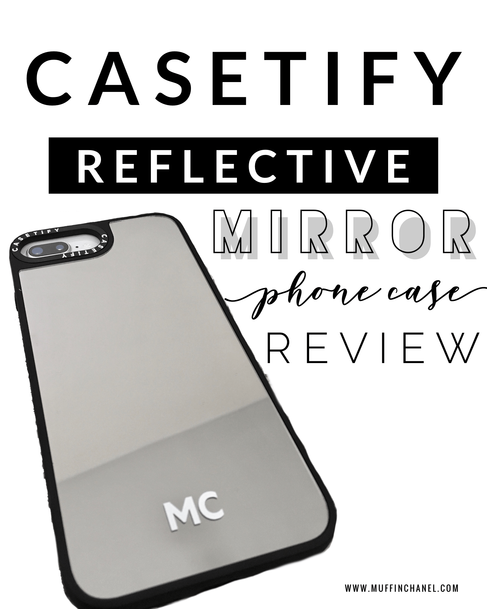 Casetify Reflective Mirror Case Review MuffinChanel