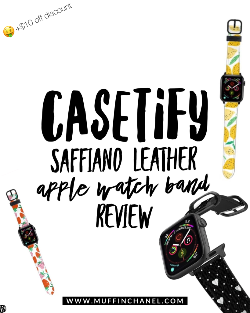 Casetify Saffiano Leather Apple Watch Band Review - MuffinChanel