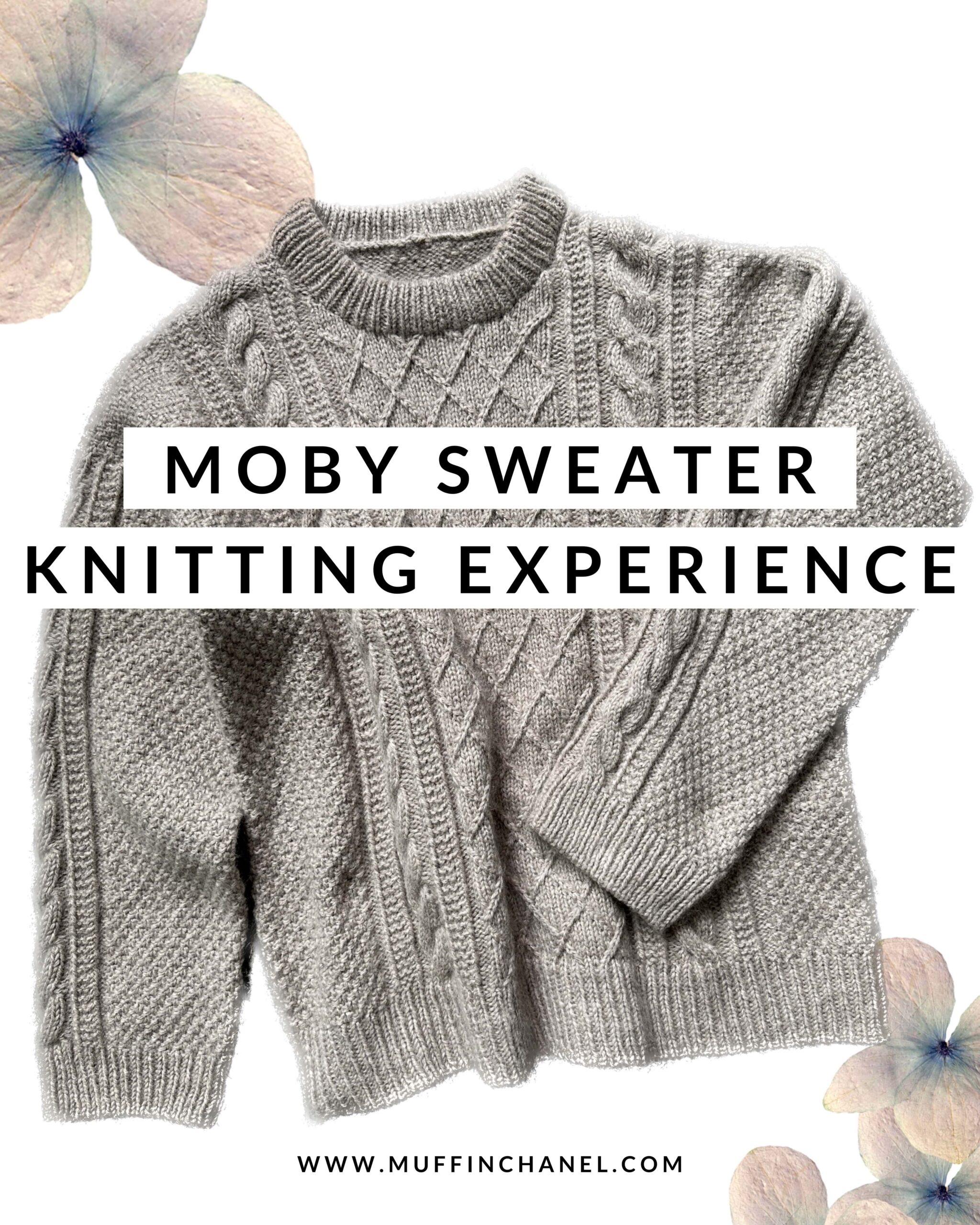 Mossy Way Sweater, Hand Knitting Yarn Kit